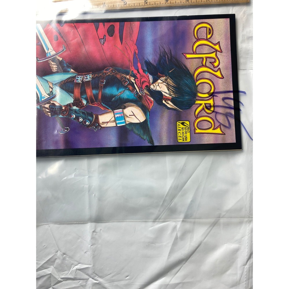 Elflord Comic Book Issue 1 Arcel 1990s Fantasy Elf Warrior Art